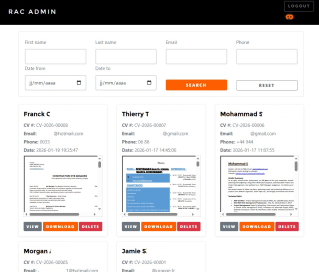 Tri automatique des CV sécurisé